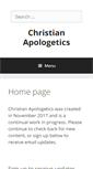 Mobile Screenshot of christianapologetics.org